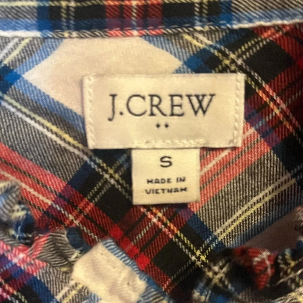 J.Crew plaid flannel shirt